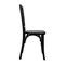 Flash Furniture Brooklyn Commercial Grade Black Solid Wood Stackable Dining Chair with Intricate Back Detail ZH-8100-5-BLK-GG - alternate 2